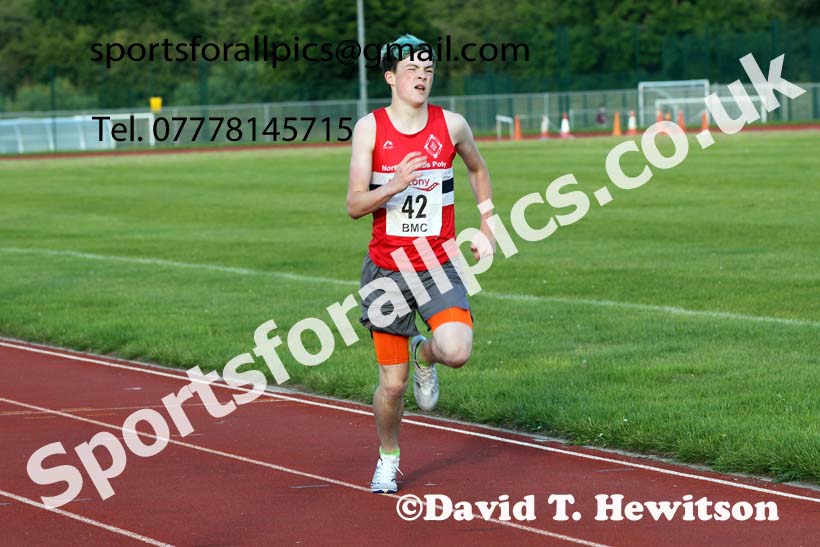 BMC 1500 metres, BMC, Chester le Street, July 19th. Photo: David T. Hewitson/Sports for All Pics